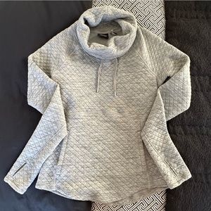 Gray Marmot Quilted Cowl Neck